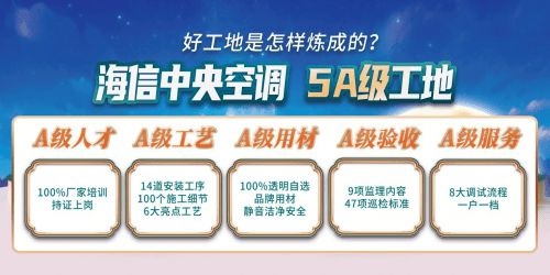 “金九银十”装修季如何选中央空调？海信中央空调这波福利别错过！