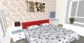 图赏：简约风格板式床的居室搭配原创
