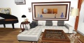图赏：新中式风格皮艺沙发的居室搭配原创